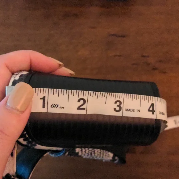 Justfab 'Dion' snake print chunk heel booties - Picture 6 of 6